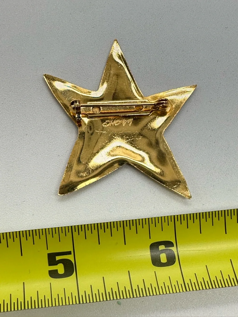 Carlton Ridge Sutton Hoo Brooch Pin Star 24K Gold Plated 1999